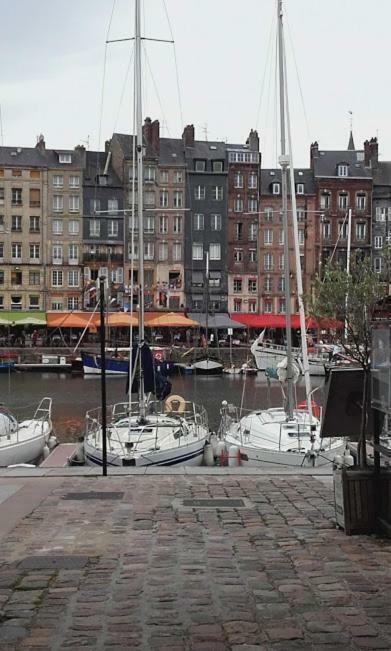 Apartmán La Fleur D Honfleur Avec Son Parking Exteriér fotografie